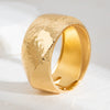 Metal Ins Style Geometric Electroplated Wide Bracelet