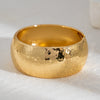 Metal Ins Style Geometric Electroplated Wide Bracelet