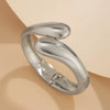 Metal Ins Style Smooth Hug Bracelet For Women With Electroplating