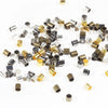 Metal Jewelry Accessories Copper Positioning Tube Necklace Earrings With Electroplating Treatment