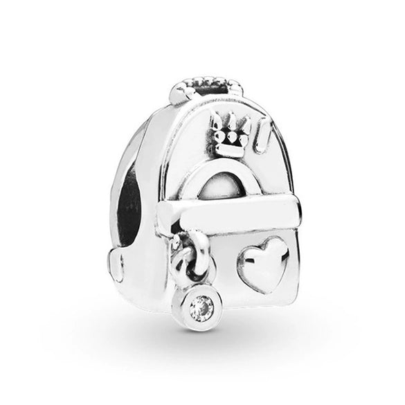 Metal Jewelry Accessories Hollow Rose Flower And Heart Shaped Padlock Two In One Charm Electroplated With Totem Pattern