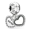 Metal Jewelry Accessories Hollow Rose Flower And Heart Shaped Padlock Two In One Charm Electroplated With Totem Pattern