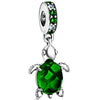 Metal Jewelry Accessories Hollow Rose Flower And Heart Shaped Padlock Two In One Charm Electroplated With Totem Pattern