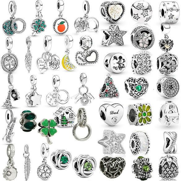 Metal Jewelry Accessories Hollow Rose Flower And Heart Shaped Padlock Two In One Charm Electroplated With Totem Pattern