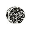 Metal Jewelry Accessories Hollow Rose Flower And Heart Shaped Padlock Two In One Charm Electroplated With Totem Pattern