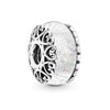 Metal Jewelry Accessories Hollow Rose Flower And Heart Shaped Padlock Two In One Charm Electroplated With Totem Pattern