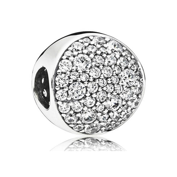 Metal Jewelry Accessories With Silver Rhinestone And Diamondembedded Beaded Pendant Totem Pattern Electroplating Process