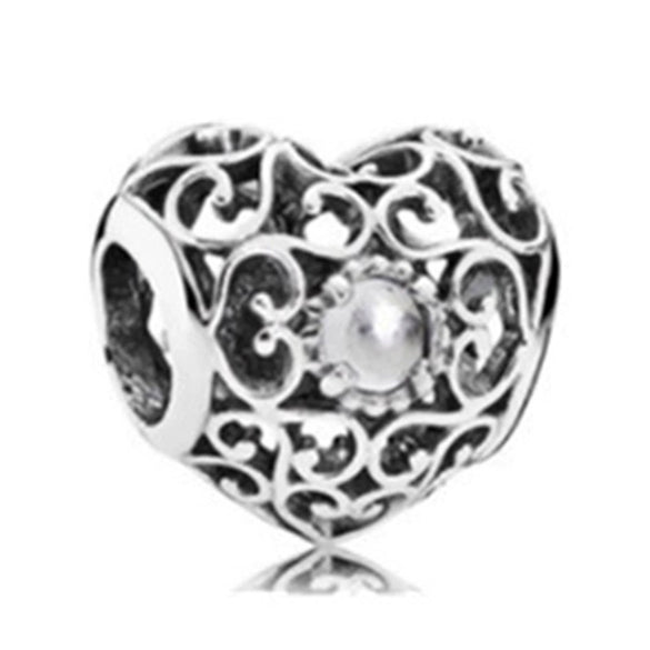 Metal Jewelry Accessories With Silver Rhinestone And Diamondembedded Beaded Pendant Totem Pattern Electroplating Process