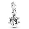 Metal Jewelry Accessories With Silver Rhinestone And Diamondembedded Beaded Pendant Totem Pattern Electroplating Process