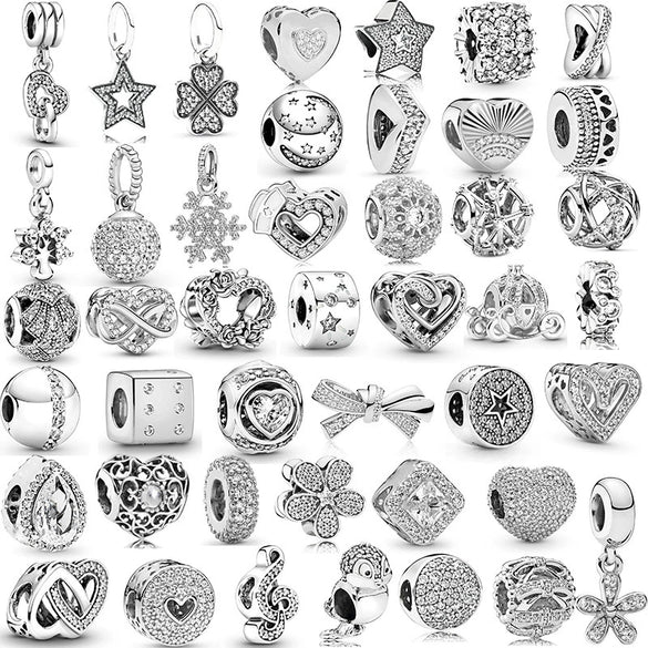 Metal Jewelry Accessories With Silver Rhinestone And Diamondembedded Beaded Pendant Totem Pattern Electroplating Process