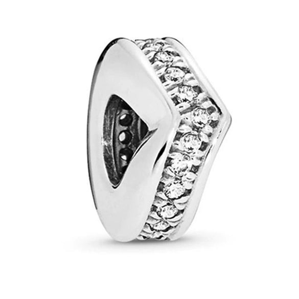 Metal Jewelry Accessories With Silver Rhinestone And Diamondembedded Beaded Pendant Totem Pattern Electroplating Process
