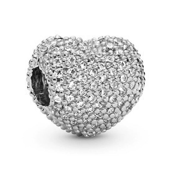 Metal Jewelry Accessories With Silver Rhinestone And Diamondembedded Beaded Pendant Totem Pattern Electroplating Process