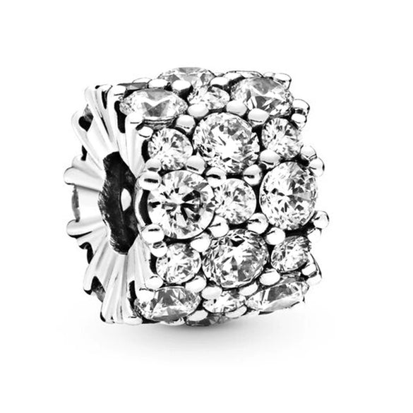Metal Jewelry Accessories With Silver Rhinestone And Diamondembedded Beaded Pendant Totem Pattern Electroplating Process