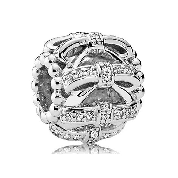 Metal Jewelry Accessories With Silver Rhinestone And Diamondembedded Beaded Pendant Totem Pattern Electroplating Process