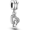 Metal Jewelry Accessories With Silver Rhinestone And Diamondembedded Beaded Pendant Totem Pattern Electroplating Process