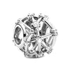 Metal Jewelry Accessories With Silver Rhinestone And Diamondembedded Beaded Pendant Totem Pattern Electroplating Process