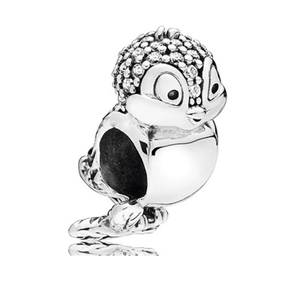 Metal Jewelry Accessories With Silver Rhinestone And Diamondembedded Beaded Pendant Totem Pattern Electroplating Process