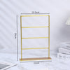 Metal Jewelry Rack T Shape Splicing Earrings For Studio Shooting Display