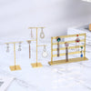 Metal Jewelry Rack T Shape Splicing Earrings For Studio Shooting Display