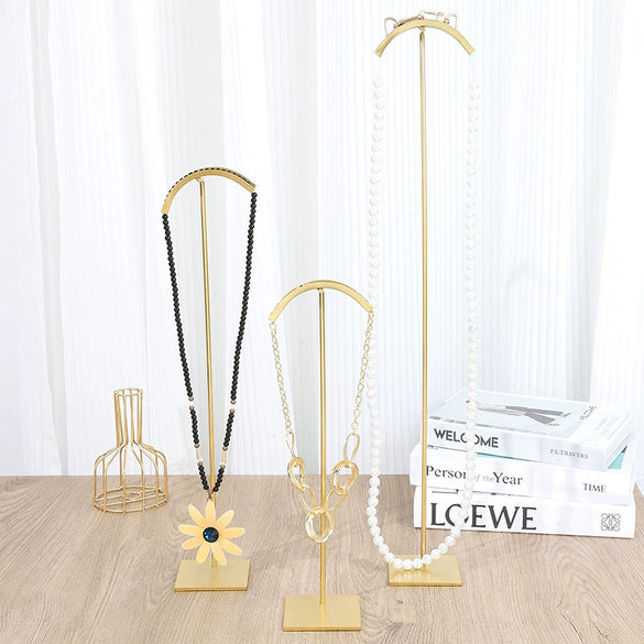 Metal Jewelry Rack Wrought Iron Artistic Style For Jewelry Display