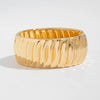 Metal Knotted Smooth Ins Style Geometric Electroplated Bracelet