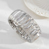 Metal Knotted Smooth Ins Style Geometric Electroplated Bracelet