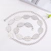 Metal Leaf Belt Waist Chain Female Dress Accessories