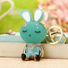 Metal Little Donkey Keychain For Women Diamondencrusted Bag Pendant