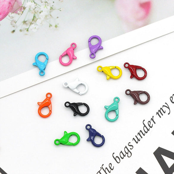 Metal Lobster Clasp Necklace Clasp Candy Color Paint Diy Accessories