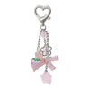 Metal Loveshaped And Starshaped Strawberry And Tulip Pendant Keychain And Mobile Phone Chain With Electroplating
