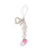 Metal Loveshaped And Starshaped Strawberry And Tulip Pendant Keychain And Mobile Phone Chain With Electroplating