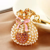 Metal Lucky Bag Pattern Car Keychain For Women Creative Bag Pendant
