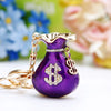 Metal Lucky Bag Pattern Car Keychain For Women Creative Bag Pendant