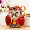 Metal Lucky Bag Pattern Car Keychain For Women Creative Bag Pendant