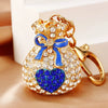 Metal Lucky Bag Pattern Car Keychain For Women Creative Bag Pendant