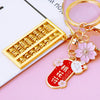 Metal Lucky Charm Abacus Women's Keychain Bag Pendant