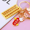 Metal Lucky Charm Abacus Women's Keychain Bag Pendant