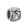 Metal Microinlaid Totem Pattern Large Hole Beads Jewelry Accessories For Girls' Fashion Bracelet With Electroplating Treatment