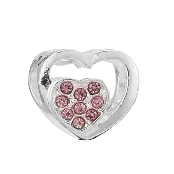 Metal Microinlaid Totem Pattern Large Hole Beads Jewelry Accessories For Girls' Fashion Bracelet With Electroplating Treatment