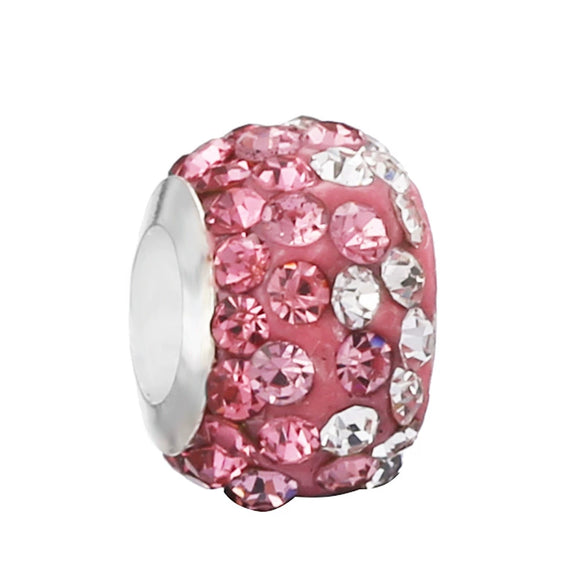 Metal Microinlaid Totem Pattern Large Hole Beads Jewelry Accessories For Girls' Fashion Bracelet With Electroplating Treatment