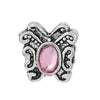 Metal Microinlaid Totem Pattern Large Hole Beads Jewelry Accessories For Girls' Fashion Bracelet With Electroplating Treatment