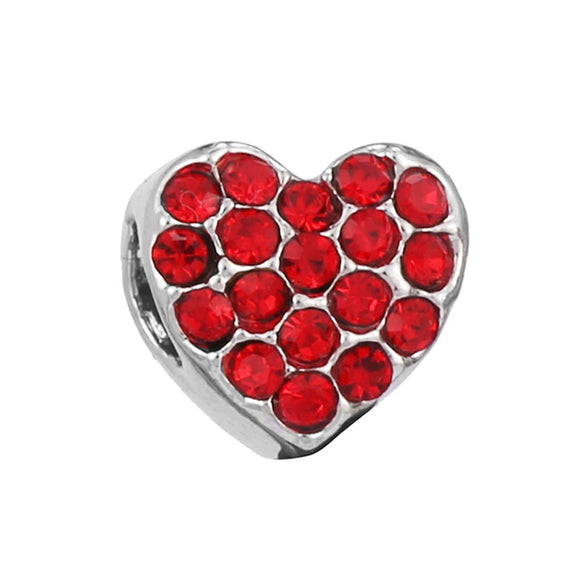 Metal Microinlaid Totem Pattern Large Hole Beads Jewelry Accessories For Girls' Fashion Bracelet With Electroplating Treatment