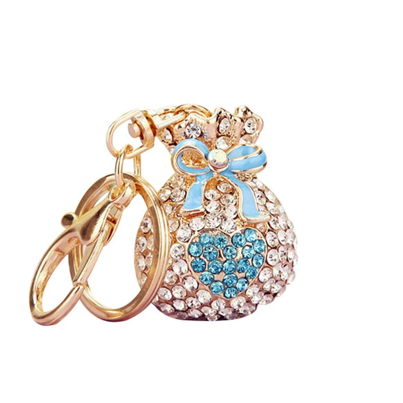 Metal Monkey Pattern Creative Women's Car Keychain Gift