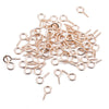 Metal Natural Geometric Sheep's Eye Screw Horn Round Head Hanging Ring Selftapping Thread Nail Small Hook Pendant Diy Handmade Jewelry Accessories