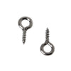 Metal Natural Geometric Sheep's Eye Screw Horn Round Head Hanging Ring Selftapping Thread Nail Small Hook Pendant Diy Handmade Jewelry Accessories
