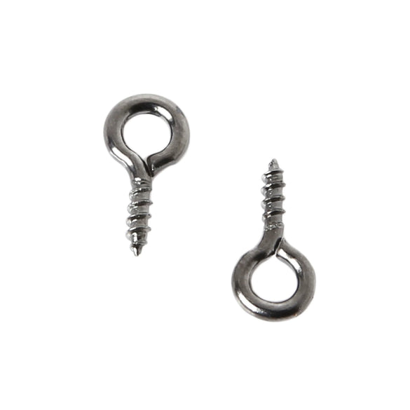 Metal Natural Geometric Sheep's Eye Screw Horn Round Head Hanging Ring Selftapping Thread Nail Small Hook Pendant Diy Handmade Jewelry Accessories
