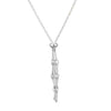 Metal Net Pocket Necklace With Geometric Pattern And Electroplated Iron Pendant For Women