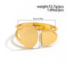 Metal Niche Liquid Metal Beat Pattern Spring Buckle Wide Bracelet With Electroplating