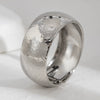 Metal Niche Liquid Metal Beat Pattern Spring Buckle Wide Bracelet With Electroplating