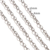 Metal O Shaped Oval Stainless Steel Chain Electroplated Diy Bracelet And Pearl Necklace Lengthening Accessory